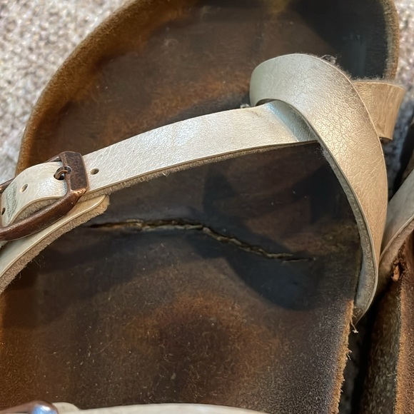 Birkenstock Mayari Gold Sz 38 - Picture 2 of 12